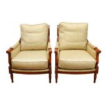 A PAIR OF WESLEY-BARRELL MORETON ARMCHAIRS