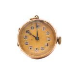 AN EARLY 20TH CENTURY 9CT GOLD WATCH