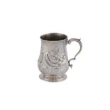 A George III sterling silver small mug, London 1776 by John Deacon