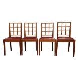 A SET OF FOUR OAK COTSWOLD CHAIRS, c. 1930s-40s