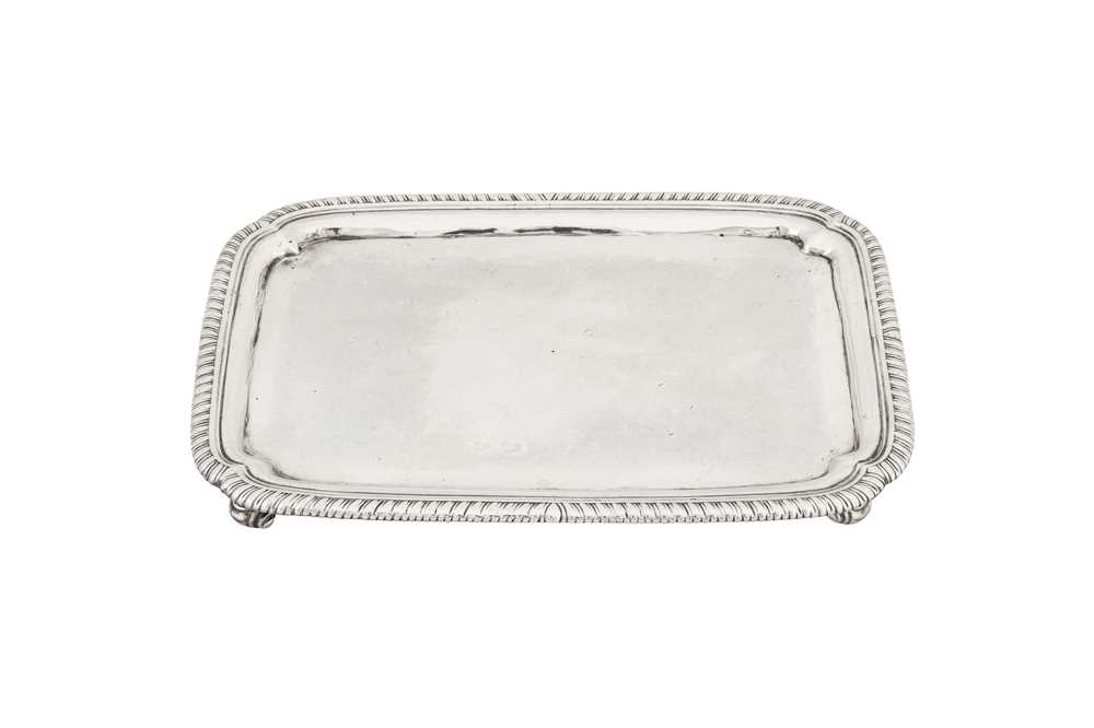 An early George III sterling silver waiter or small salver, London 1763 by John Parker and Edward Wa