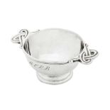 An Edwardian sterling silver small quaich, Birmingham 1902 by Fergus and McBean of Inverness