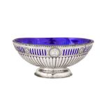 A George III sterling silver fruit or dessert bowl, London 1778 by Thomas Pitts
