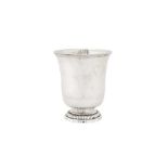 Hospice des Incurables - A Louis XV mid-18th century French provincial silver beaker, Orléans 1764 b