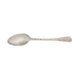 A George III Scottish provincial silver tablespoon, Glasgow circa 1770 by Adam Graham (active 1763-1