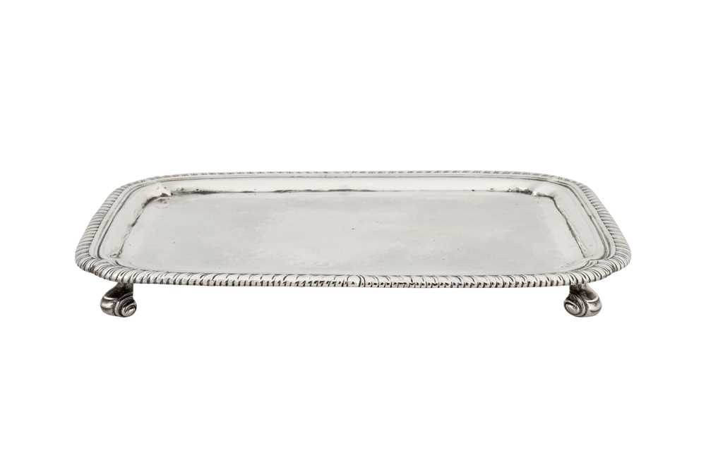 An early George III sterling silver waiter or small salver, London 1763 by John Parker and Edward Wa - Image 3 of 4