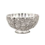 A late 19th / early 20th century Japanese silver bowl, Yokohama circa 1900 by Watanabe