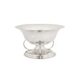 An Edwardian sterling silver fruit bowl, London 1905 by Jackson and Fullerton