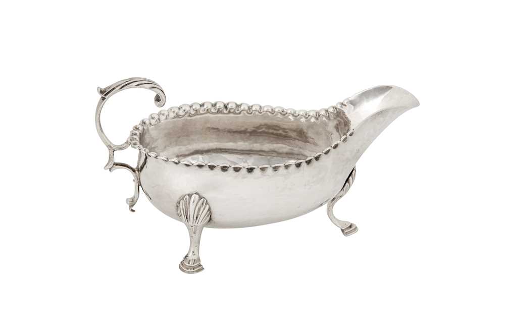 A George III sterling silver cream boat, London 1775 by IS and AN (unidentified) - Image 2 of 4