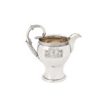 An early 19th century German 13 loth (812 standard) silver milk jug, Nuremberg circa 1830