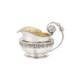 A George III sterling silver milk jug, London 1812 by Benjamin Smith II and James Smith III (reg. 23