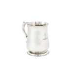 A George II sterling silver third pint mug, London 1741 by Thomas Rush (this mark reg. 18th June 173