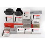 Selection of Canon Lens Hoods, Close-Up Lenses, Polarizing Filters etc.