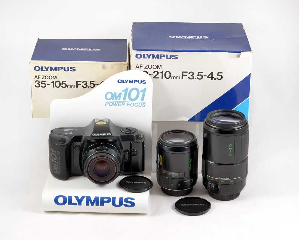 An Olympus OM101 Power Focus Outfit.
