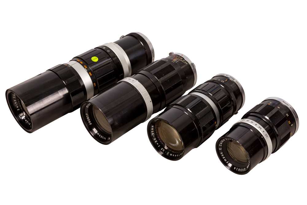 A Selection of Olympus Pen Telephoto and Zoom Lenses
