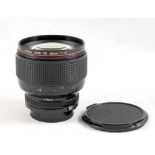 Canon FD 85mm f1.2 L Prime lens