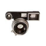 A Leitz 35mm f/2 Summicron lens w/ Ocular Attachment