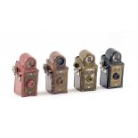Four Coronet Midget Sub-Miniature Cameras.