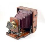 Whole Plate Lancaster 1889 Patent Instantograph Field Camera.