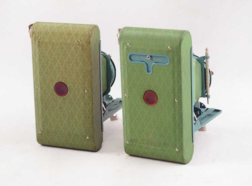 Two Teal & Blue Folding Kodak Cameras. - Image 3 of 3