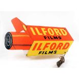 A Rare Illuminated Advertising Sign for Ilford Film.