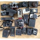 A Camera Collectors End Lot of Box & Other Cameras.