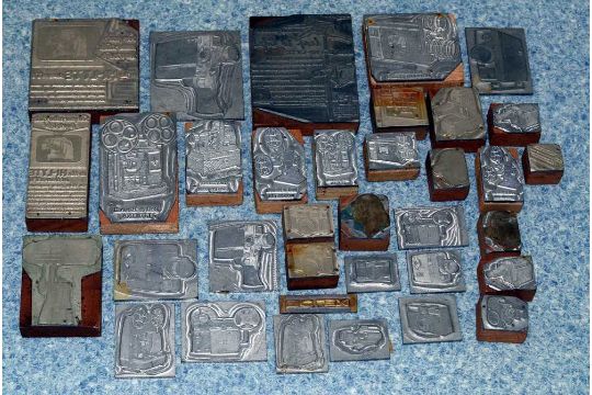 A Collection of Printers Blocks, Cine Cameras, Projectors etc. - Image 1 of 5