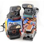 A Talking Polaroid 636 & Other Instant Print Cameras.