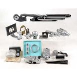 A Good Selection Of Leica Viewfinders, Baseplates & Other Accessories.