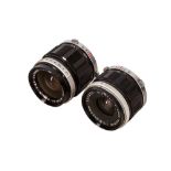 A Pair of Olympus Pen Wide Angle Lenses