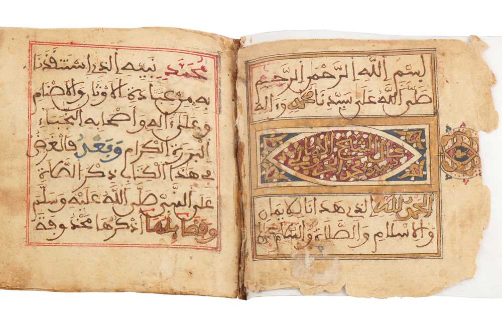 A MAGHRIBI MANUSCRIPT OF AL JAZULI'S DALA'IL AL-KHAYRAT Morocco, North Africa, 19th century