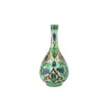 AN IZNIK-STYLE CANTAGALLI POTTERY VASE Ulisse Cantagalli, Florence, Italy, late 19th century