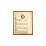 AN OFFICIAL QAJAR FIRMAN Qajar Iran, dated Safar 1277 AH (August 1860 AD)