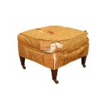A LATE 19TH CENTURY HOWARD AND SONS OTTOMAN