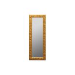 A CONTEMPORARY GILT FRAMED MIRROR