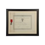 A FRAMED LEGION D'HONNEUR