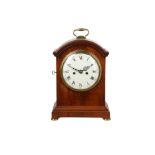 AN EARLY 19TH CENTURY BRACKET CLOCK