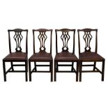 A SET OF FOUR CHAIRS FROM THE CORONATION OF KING GEORGE V AND QUEEN MARY