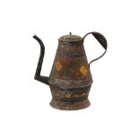 AN AMERICAN TOLEWARE COFFEE POT, CIRCA 1830S