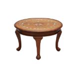 AN INDIAN INLAID CIRCULAR TABLE