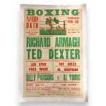 Boxing poster.-