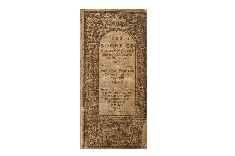 Bible. The Booke of Common Prayer . 1630 - Image 2 of 2