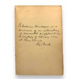 Beach (Rex) The Jeffries-Johnson Fight, Presentation Copy inscribed to William Muldoon