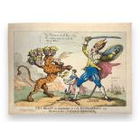 Rowlandson (Thomas) & Sauley (G.) The Beast as described in the Revelations, Chap.13, resembling Nap