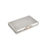 An early 20th century Austrian 900 standard silver cigarette case, Vienna circa 1920 by GL? Georg Li