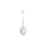 A Charles II sterling silver ‘lace back’ spoon, London 1683 by Edward Hulse (free 1680)