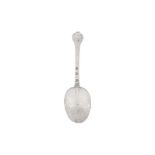 A Charles II sterling silver spoon, London 1673 by John Smith (free c. 1654, d c. 1690)