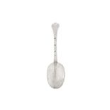 A William and Mary sterling silver spoon, London 1690 by William Mathew (free 1682)