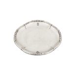 A late 19th / early 20th century French 950 standard silver dish, Paris circa 1900 by Gustav Keller