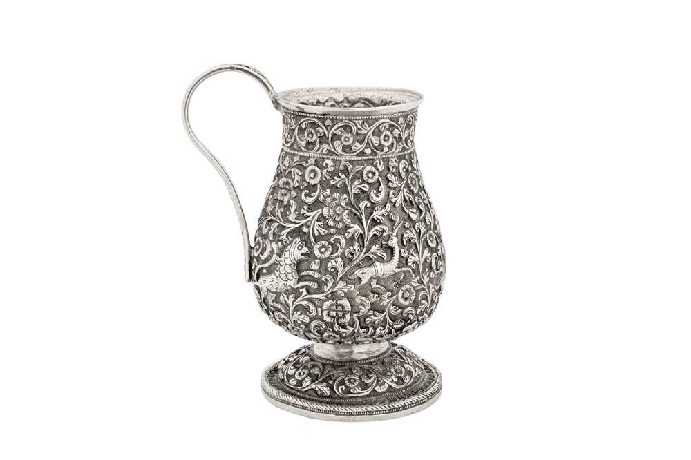 A late 19th century Anglo – Indian silver mug, Cutch circa 1890